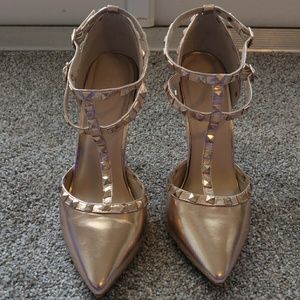 Rose Gold heels